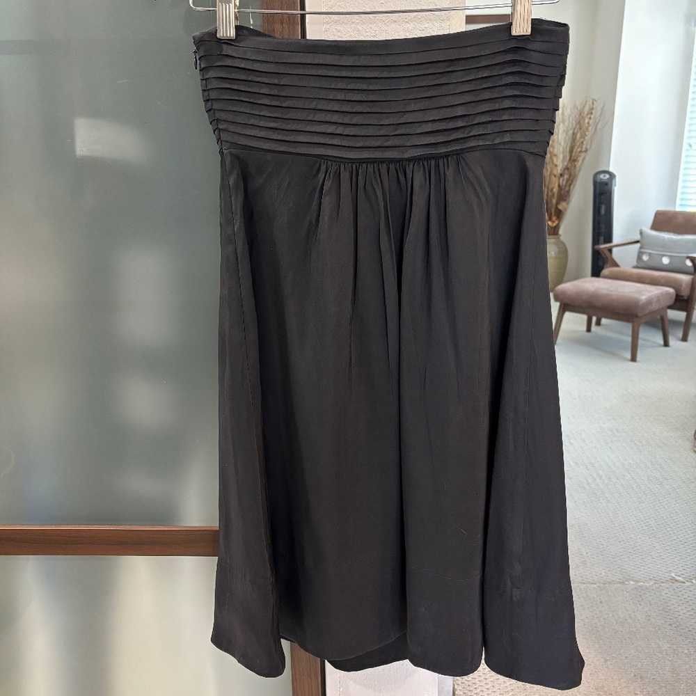 Banana Republic A-line Strapless Dress - Black Size 0 - Picture 4 of 8
